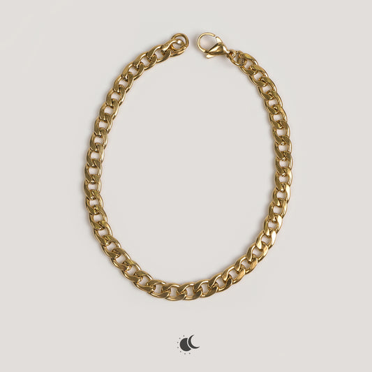 Adonis Bracelet | Cuban Chain | 18K Gold | 5mm
