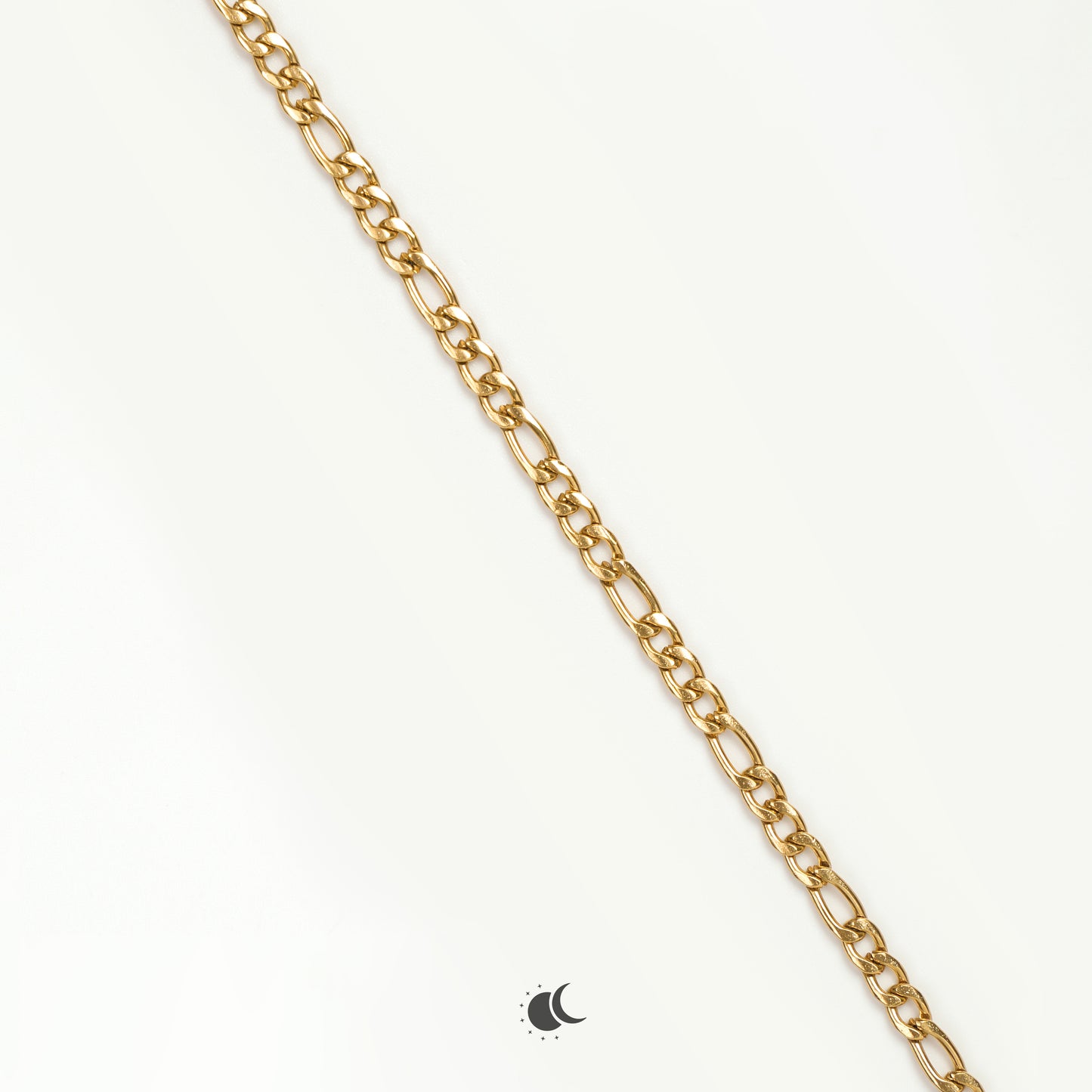 Nero | Figaro Chain | 18K Gold | 4mm