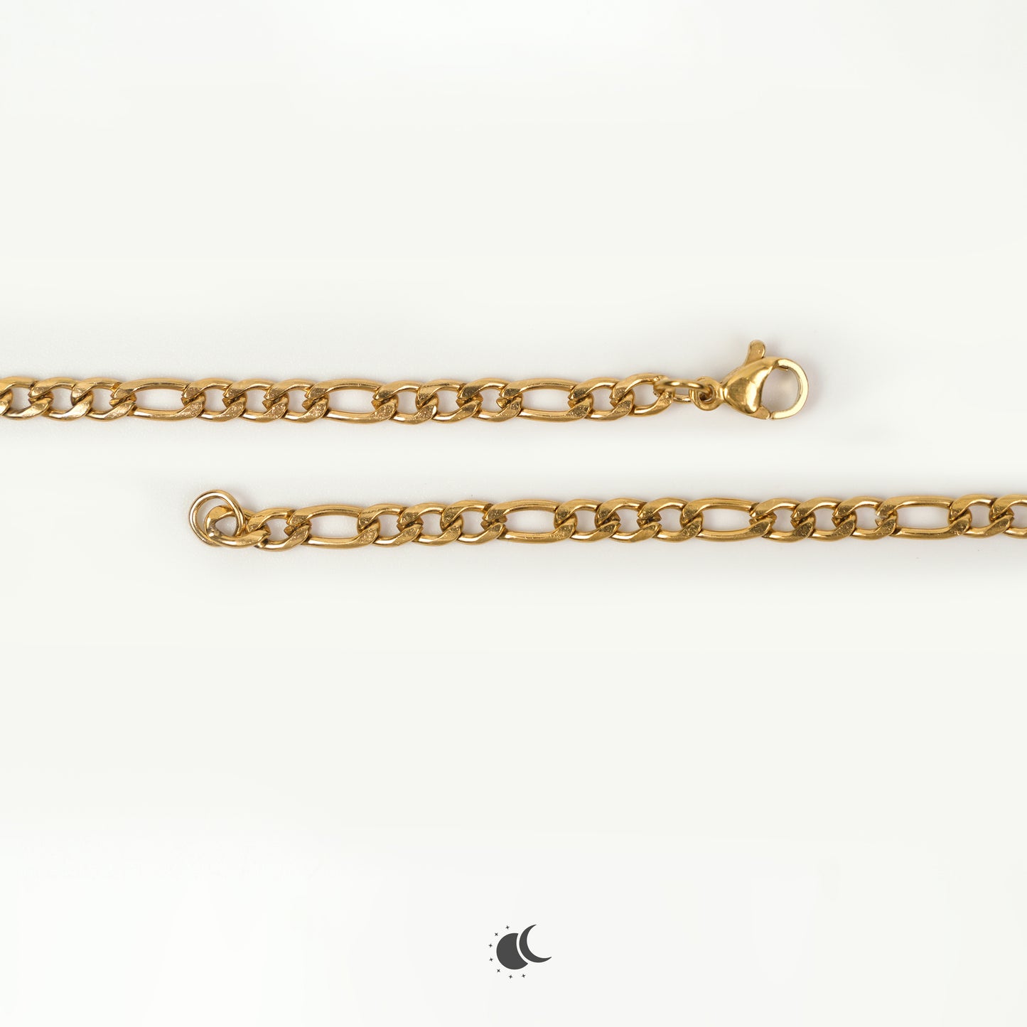 Nero | Figaro Chain | 18K Gold | 4mm
